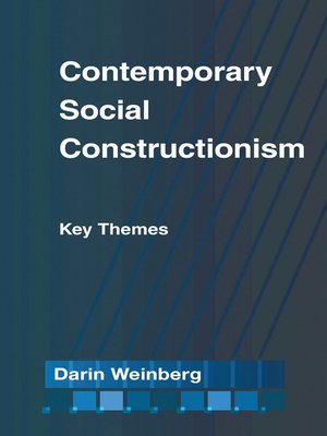 cover image of Contemporary Social Constructionism